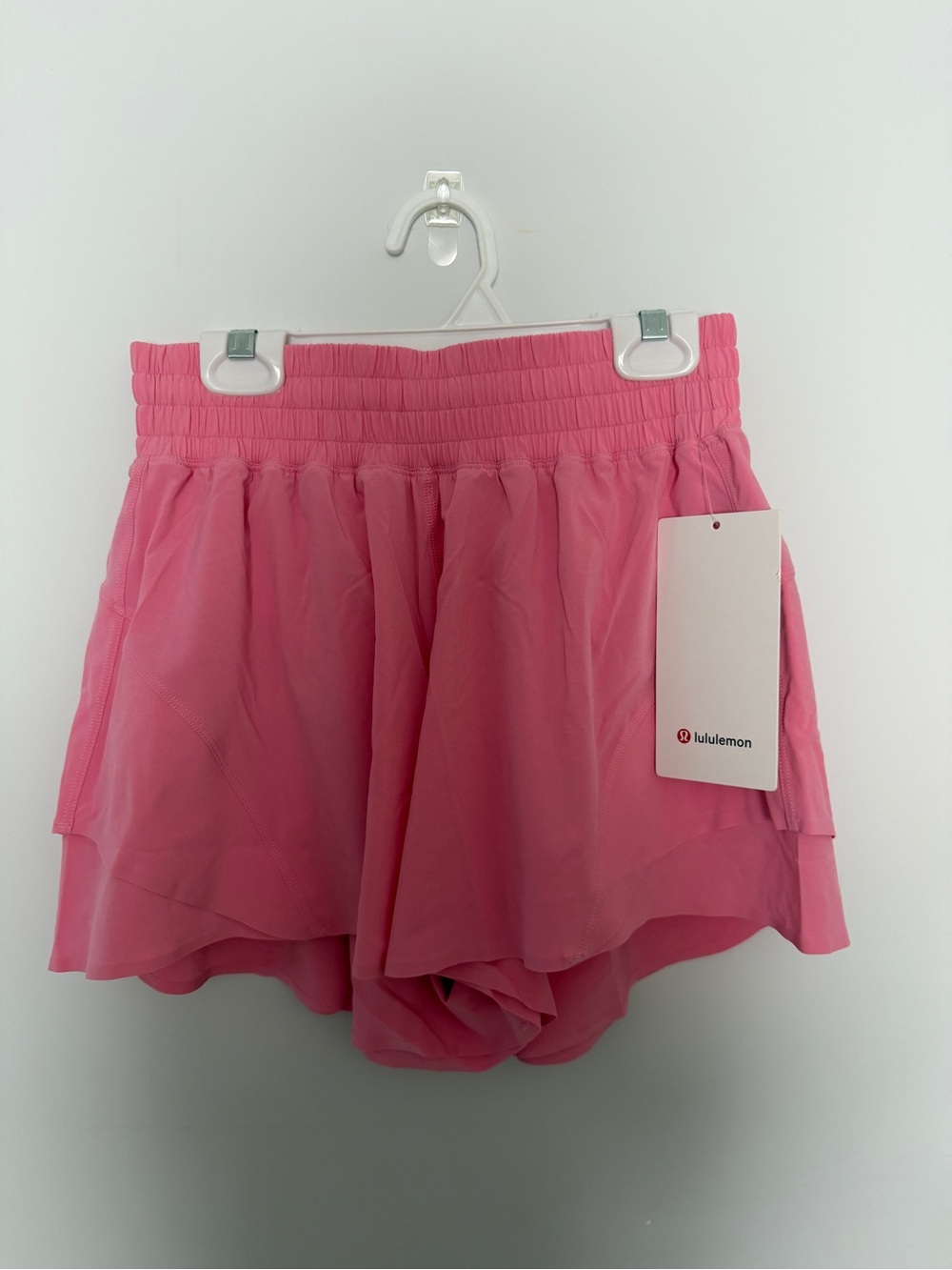NWT Lululemon Shake It Out High-Rise Run Short 2.5" Candy Cloud Size XS